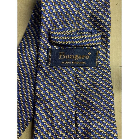 Bungaro Moda Italiana Pure Silk Italian Tie - Picture 4 of 4